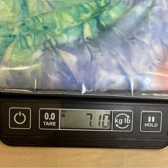 BJ's Feeling Proud Womens Size Large NEW Tie Dye Rainbow Leggings Pull On - Picture 9 of 9